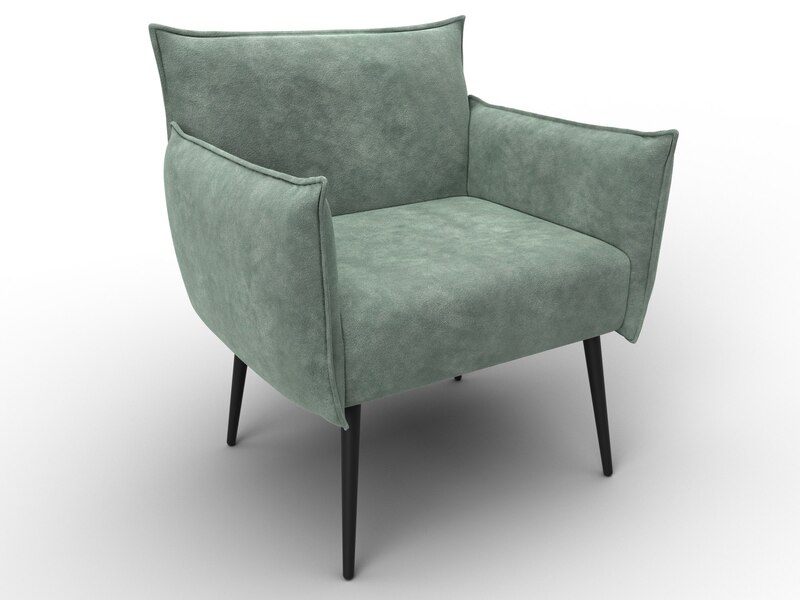 Кресло Лига-083, Велюр, BRUT 08 зеленый