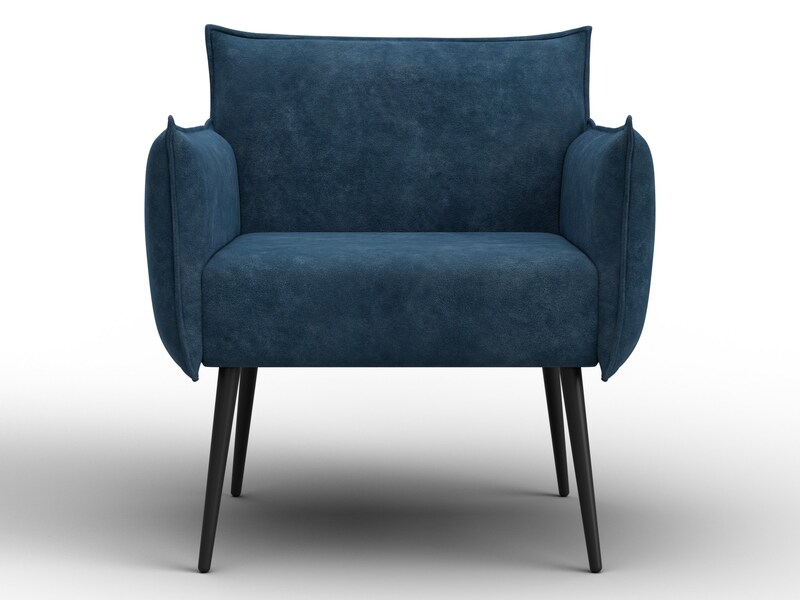 Кресло Лига-083, Велюр, BRUT 11 синий