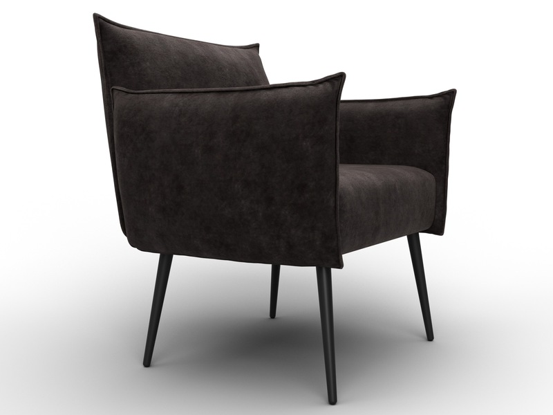 Кресло Лига-083, Велюр, BRUT 17 коричневый