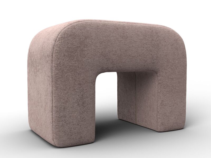 Пуф 008, Велюр, TOWER 05 бежевый