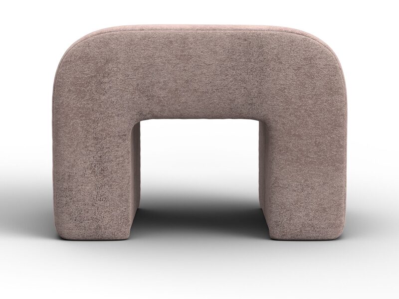 Пуф 008, Велюр, TOWER 05 бежевый