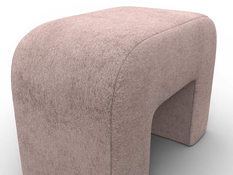 Пуф 008, Велюр, TOWER 05 бежевый