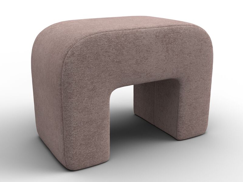 Пуф 008, Велюр, TOWER 05 бежевый