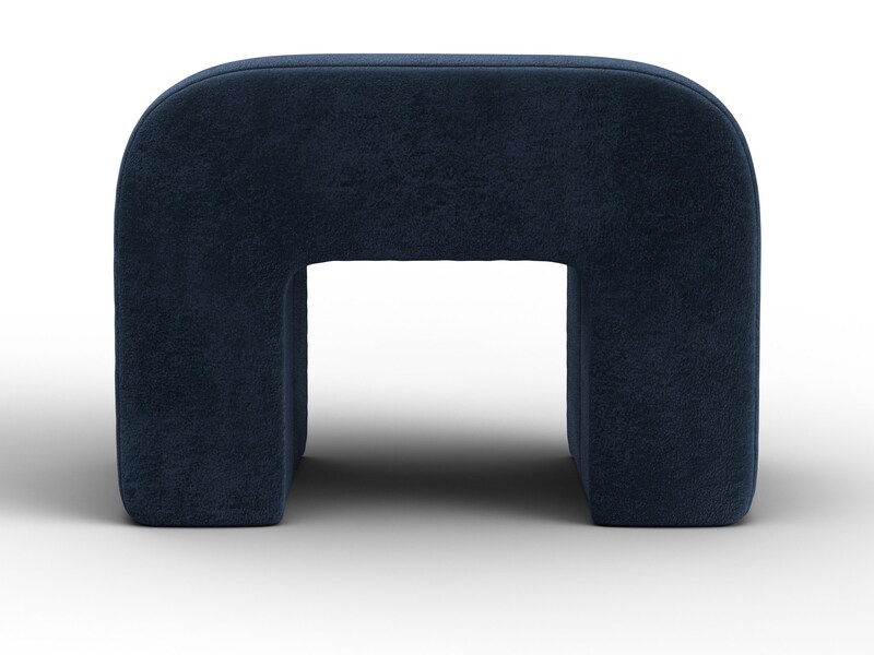 Пуф 008, Велюр, TOWER 13 синий