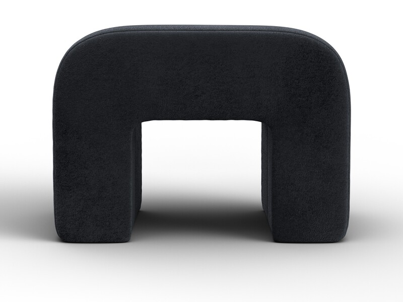 Пуф 008, Велюр, TOWER 11 темно-серый