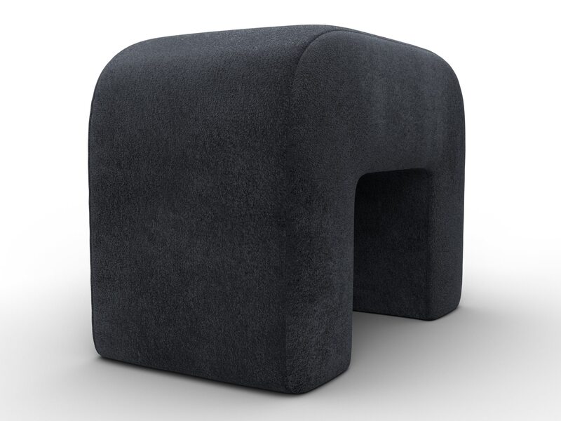 Пуф 008, Велюр, TOWER 11 темно-серый