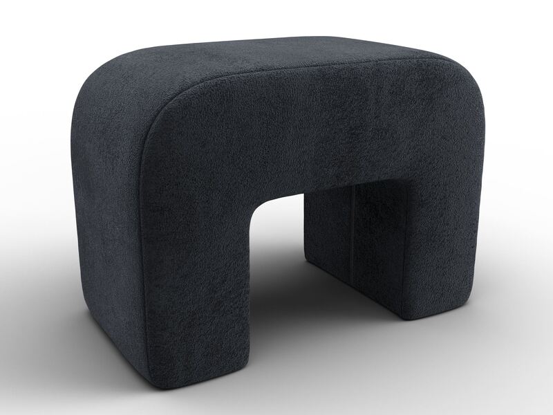Пуф 008, Велюр, TOWER 11 темно-серый