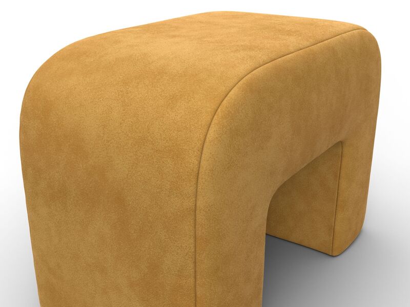 Пуф 008, Велюр, BRUT 10 желтый