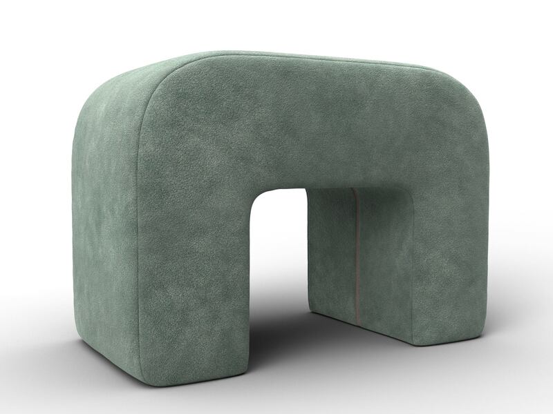 Пуф 008, Велюр, BRUT 08 зеленый