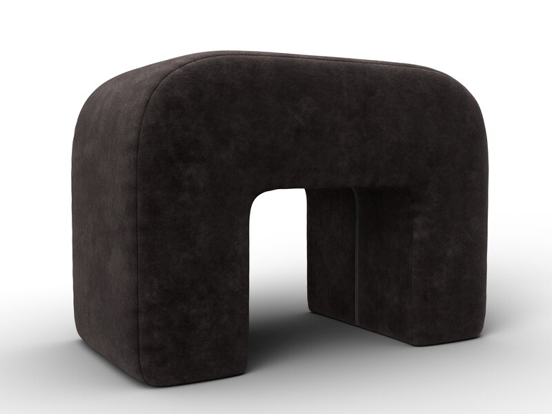 Пуф 008, Велюр, BRUT 17 коричневый