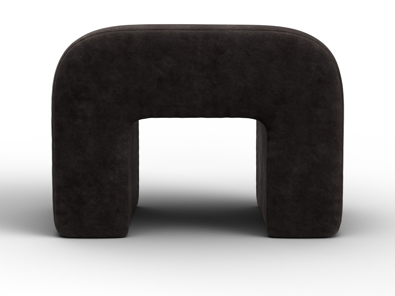 Пуф 008, Велюр, BRUT 17 коричневый