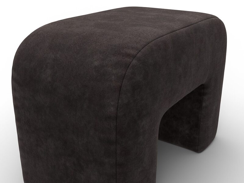 Пуф 008, Велюр, BRUT 17 коричневый