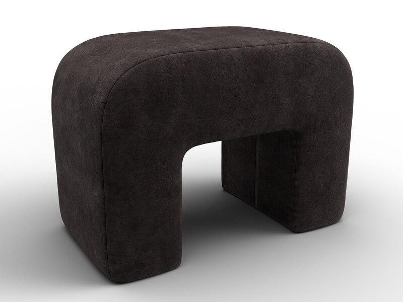 Пуф 008, Велюр, BRUT 17 коричневый