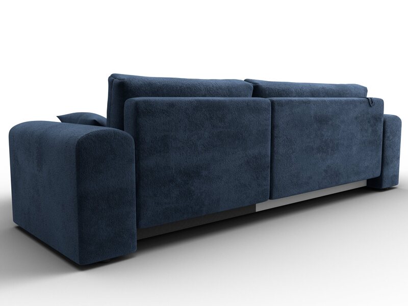 Диван угловой Лига-099 угол универсальный, Велюр, TOWER 13 синий