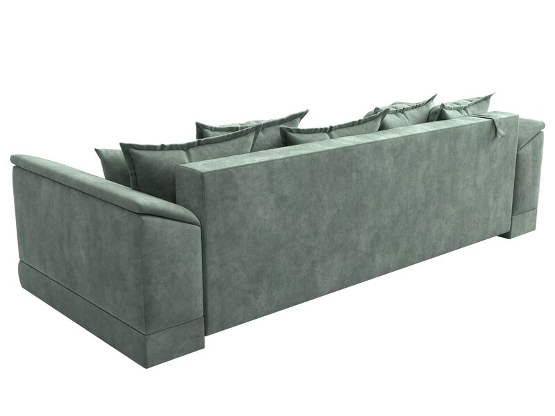 Диван прямой НордСтар НПБ, Велюр, BRUT 08 зеленый