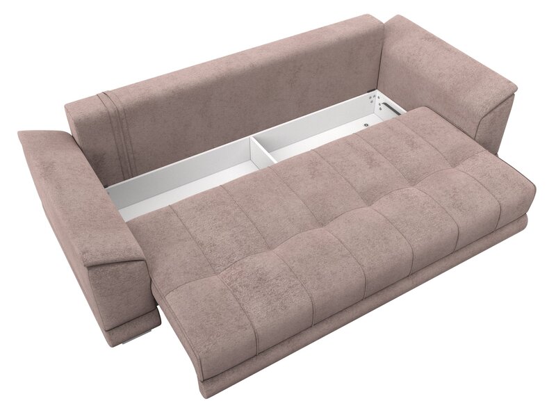 Диван прямой НордСтар НПБ, Велюр, TOWER 05 бежевый