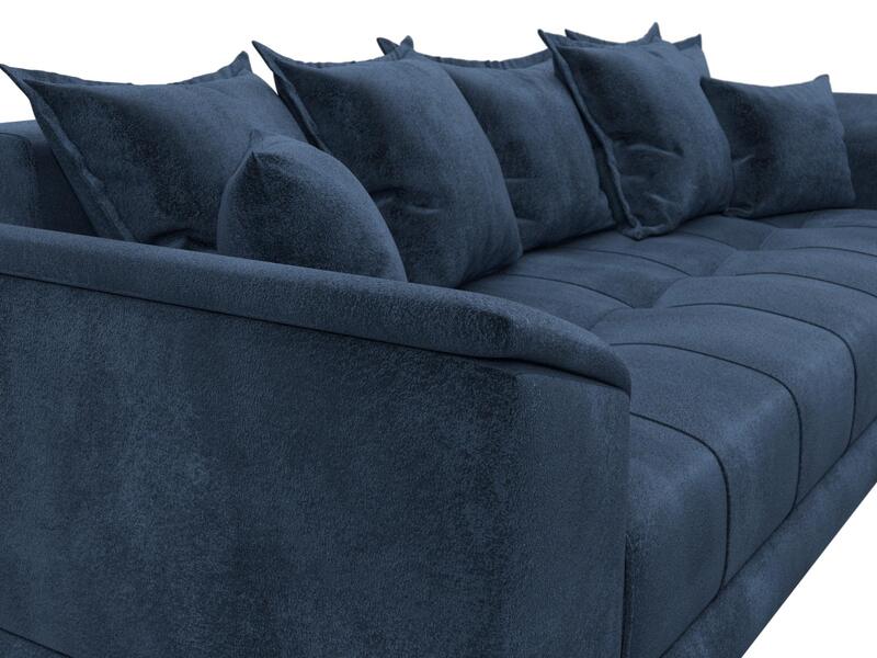 Диван прямой НордСтар НПБ, Велюр, TOWER 13 синий