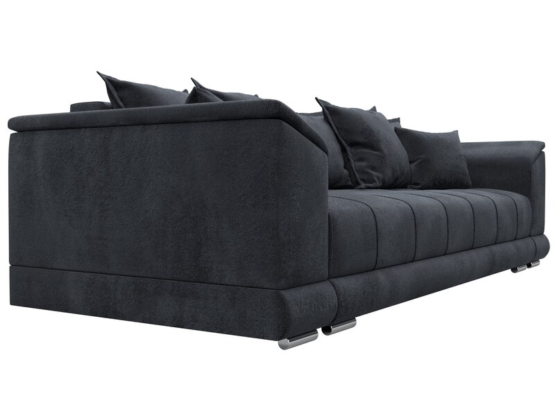 Диван прямой НордСтар НПБ, Велюр, TOWER 11 темно-серый