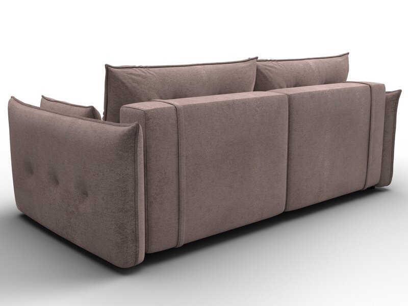 Диван прямой Лига-100 НПБ, Велюр, TOWER 05 бежевый