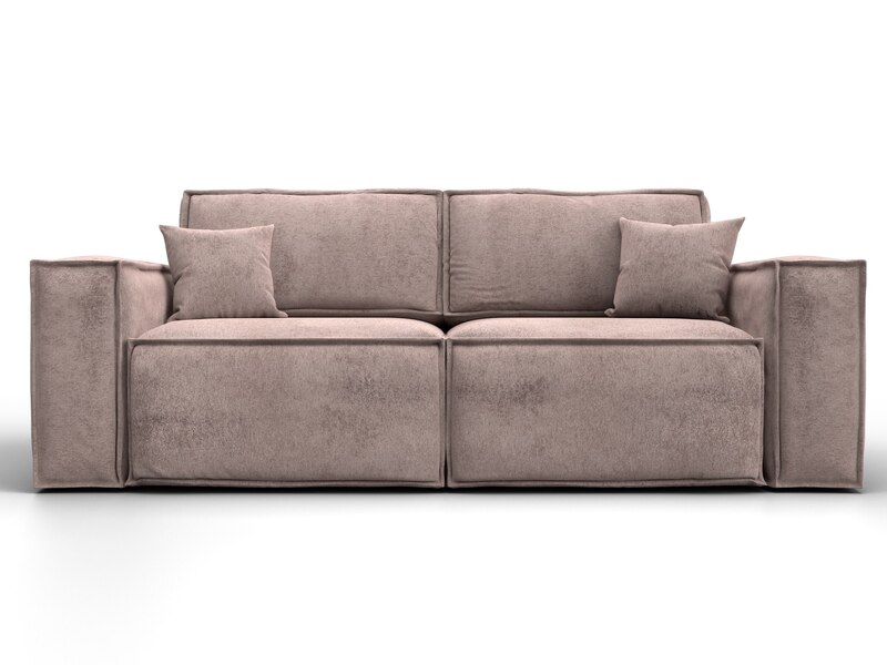 Диван прямой Лига-081 НПБ, Велюр, TOWER 05 бежевый