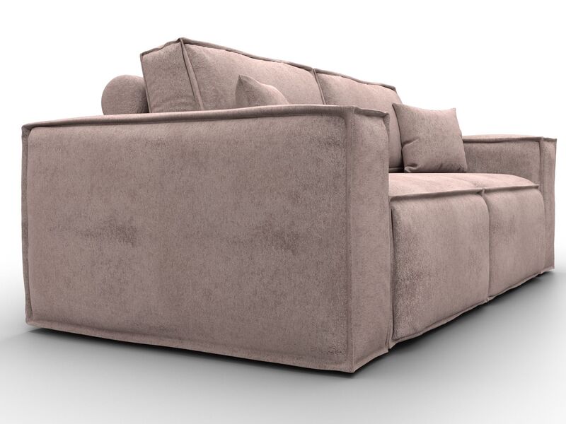 Диван прямой Лига-081 НПБ, Велюр, TOWER 05 бежевый