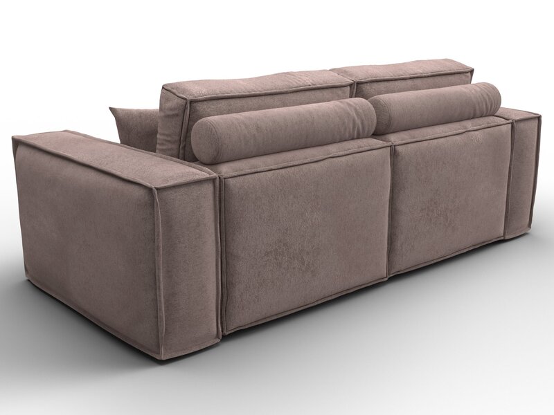 Диван прямой Лига-081 НПБ, Велюр, TOWER 05 бежевый