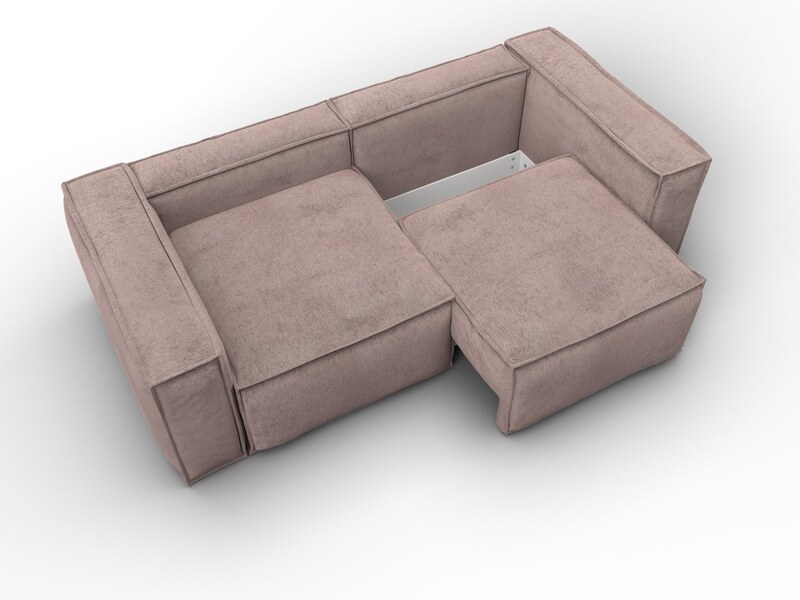 Диван прямой Лига-081 НПБ, Велюр, TOWER 05 бежевый