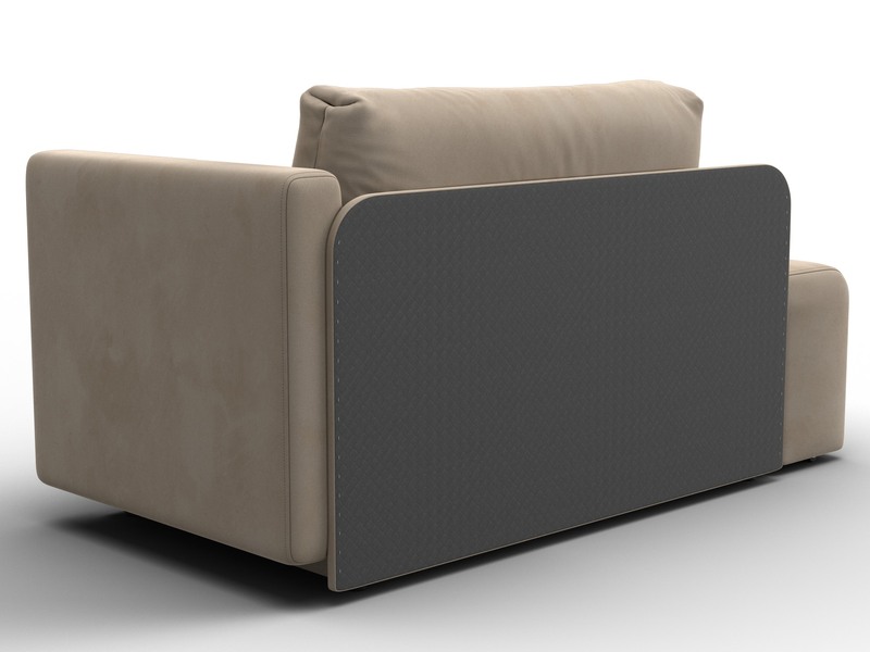 Кушетка Лига-097, Велюр, SEVEN 729 бежевый