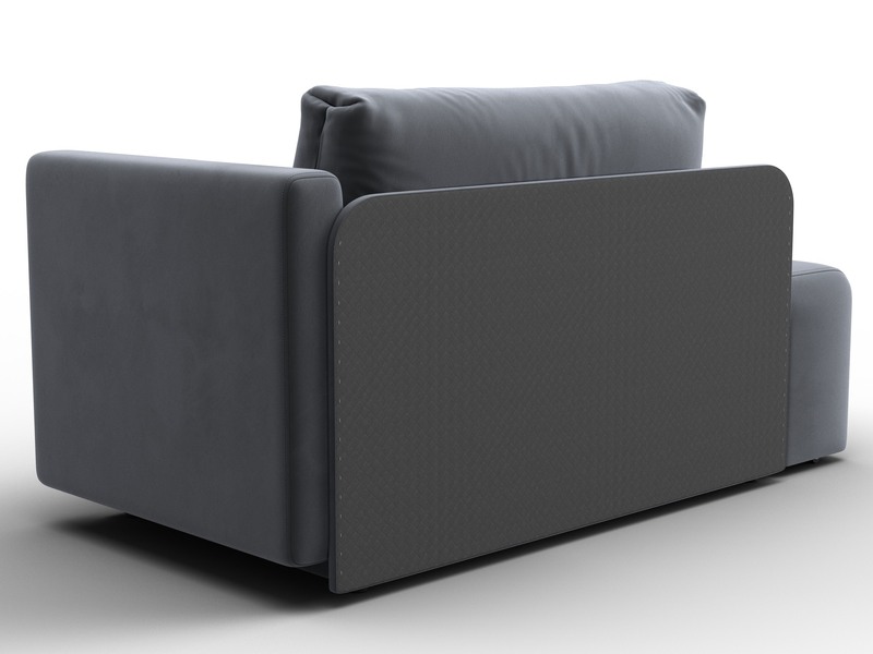 Кушетка Лига-097, Велюр, SEVEN 17 серый