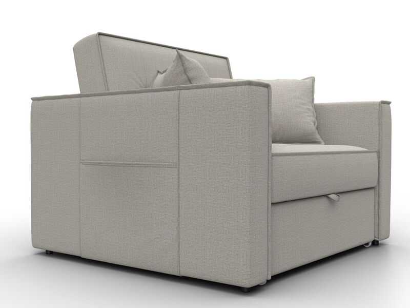 Кресло-кровать Лига-104 (80), Рогожка, Амур 02 бежевый