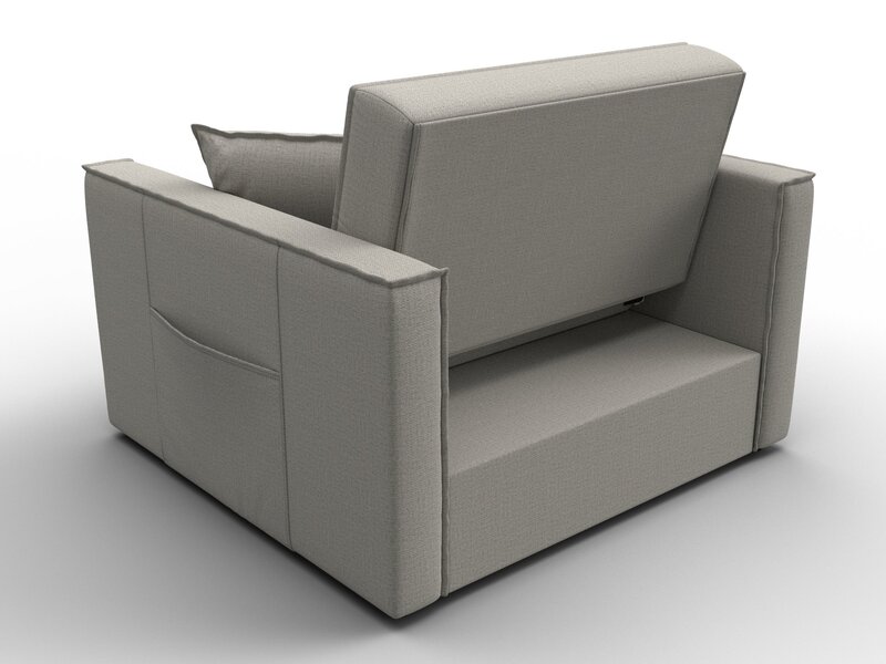 Кресло-кровать Лига-104 (80), Рогожка, Амур 02 бежевый