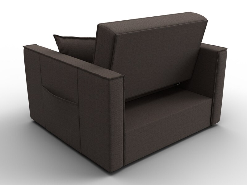 Кресло-кровать Лига-104 (80), Рогожка, Амур 05 коричневый