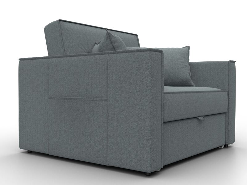 Кресло-кровать Лига-104 (80), Рогожка, Амур 07 серый