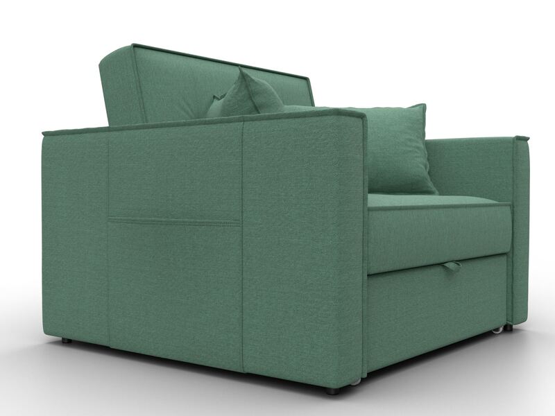 Кресло-кровать Лига-104 (80), Рогожка, Амур 11 зеленый