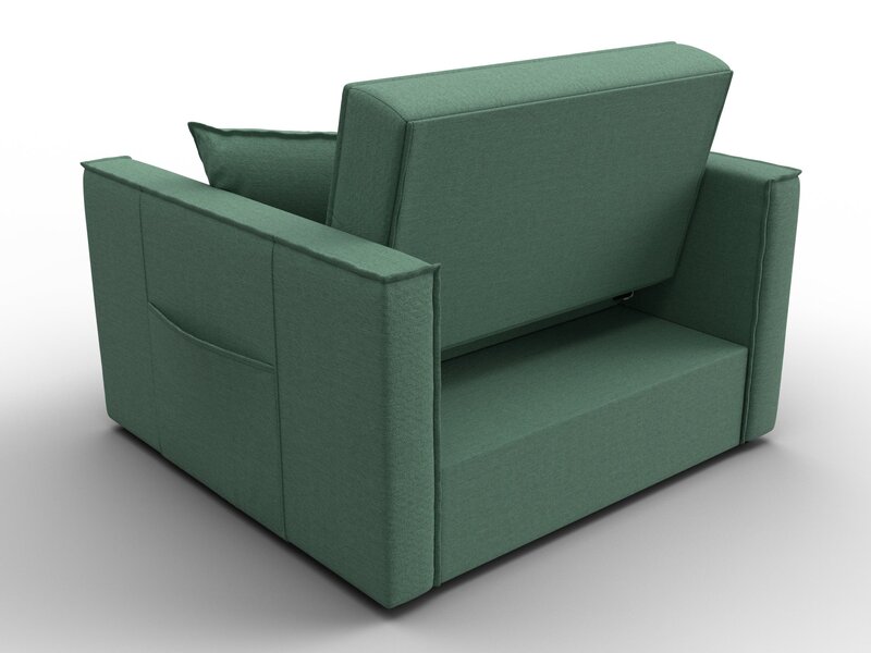 Кресло-кровать Лига-104 (80), Рогожка, Амур 11 зеленый