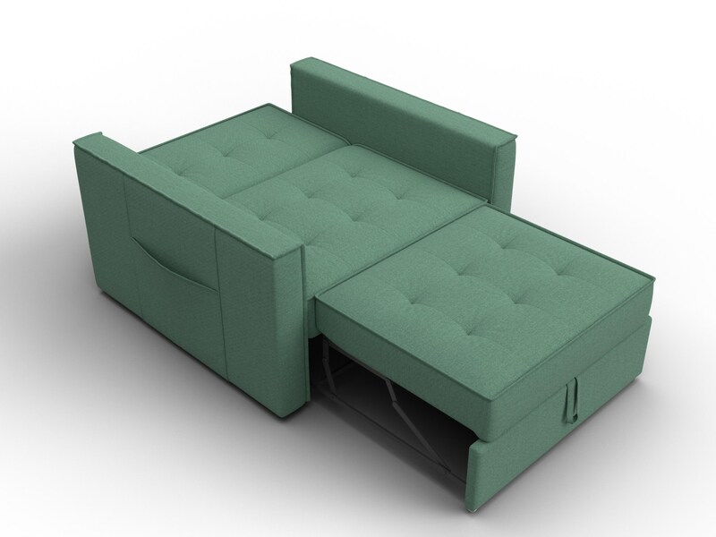 Кресло-кровать Лига-104 (80), Рогожка, Амур 11 зеленый