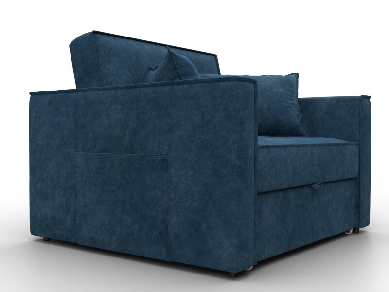Кресло-кровать Лига-104 (80), Велюр, BRUT 11 синий