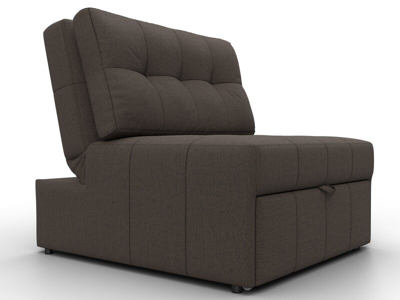 Кресло-кровать Лига-107 (80), Рогожка, Амур 05 коричневый