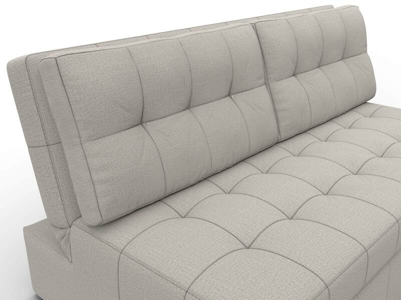 Диван прямой Лига-107 (160), Рогожка, Амур 02 бежевый