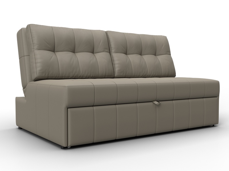 Диван прямой Лига-107 (140), Экокожа, GRIFON 04 бежевый