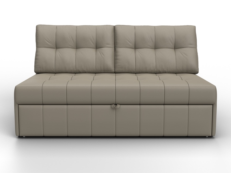 Диван прямой Лига-107 (140), Экокожа, GRIFON 04 бежевый