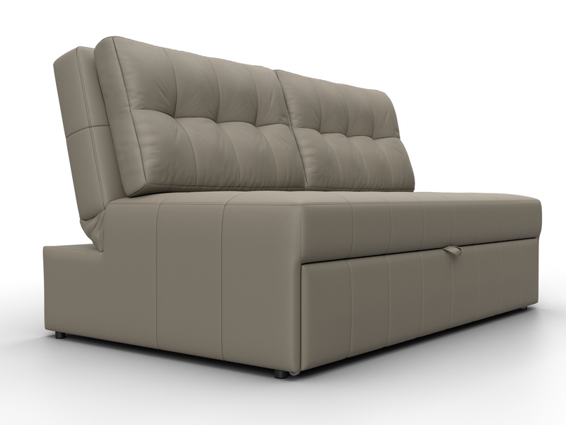 Диван прямой Лига-107 (140), Экокожа, GRIFON 04 бежевый