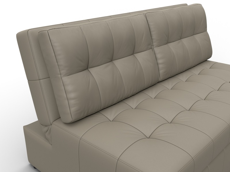 Диван прямой Лига-107 (140), Экокожа, GRIFON 04 бежевый