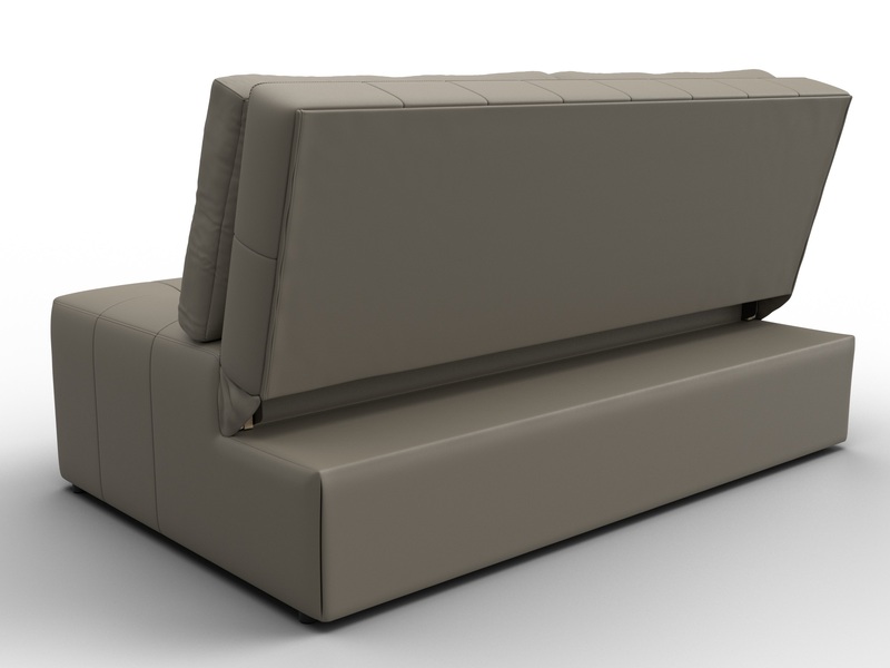 Диван прямой Лига-107 (140), Экокожа, GRIFON 04 бежевый