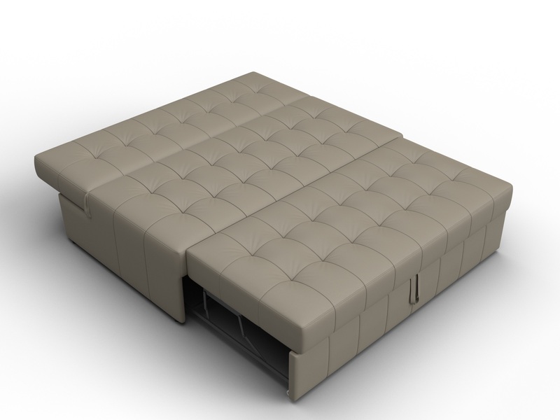 Диван прямой Лига-107 (140), Экокожа, GRIFON 04 бежевый