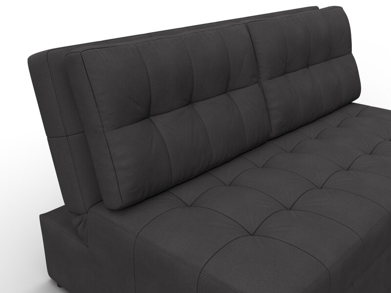 Диван прямой Лига-107 (140), Замша, JOLY 08 коричневый