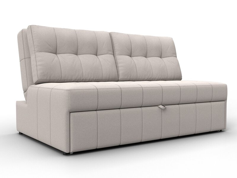 Диван прямой Лига-107 (140), Замша, JOLY 05 бежевый