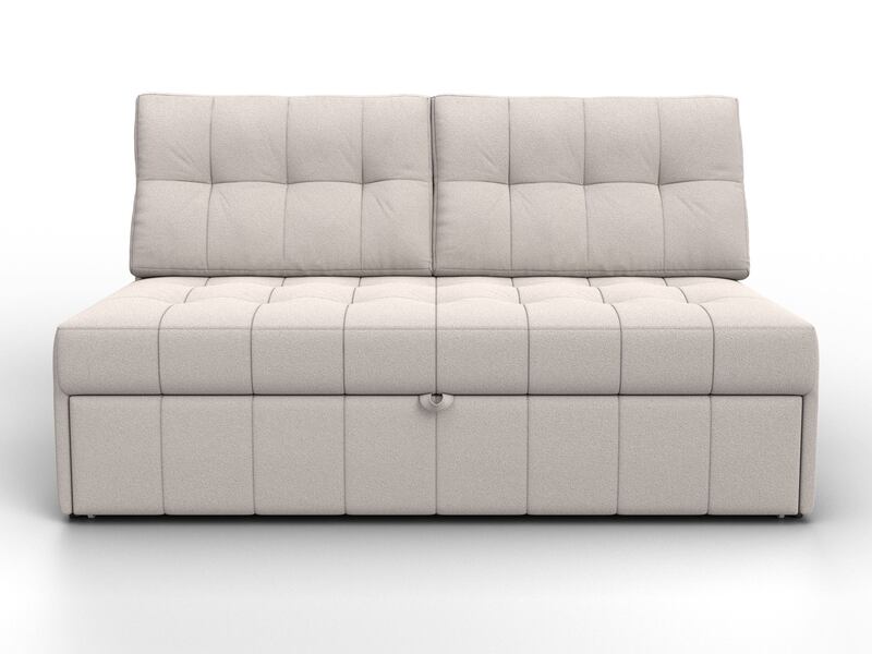 Диван прямой Лига-107 (140), Замша, JOLY 05 бежевый