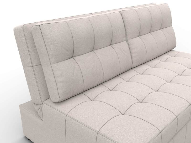 Диван прямой Лига-107 (140), Замша, JOLY 05 бежевый