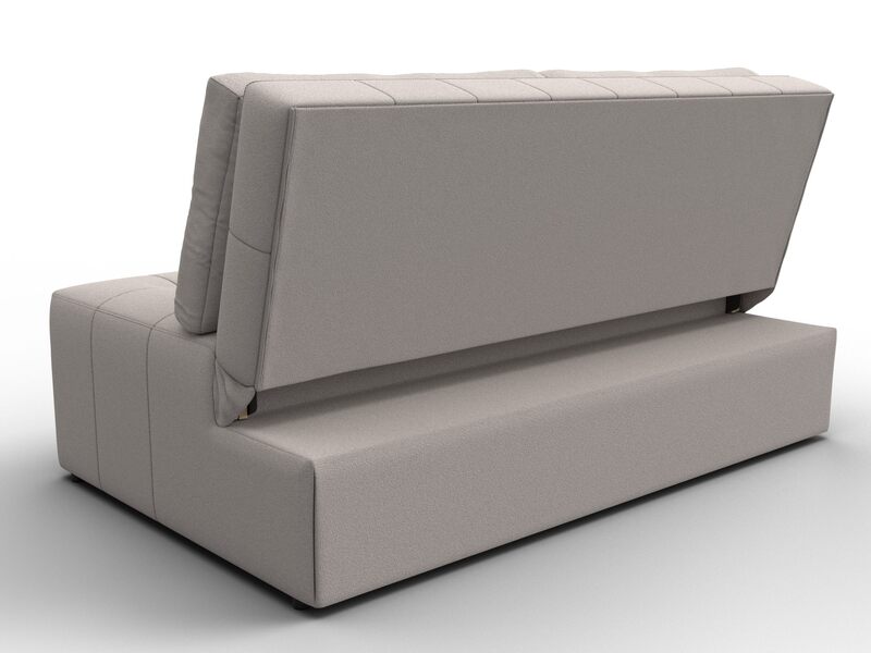 Диван прямой Лига-107 (140), Замша, JOLY 05 бежевый